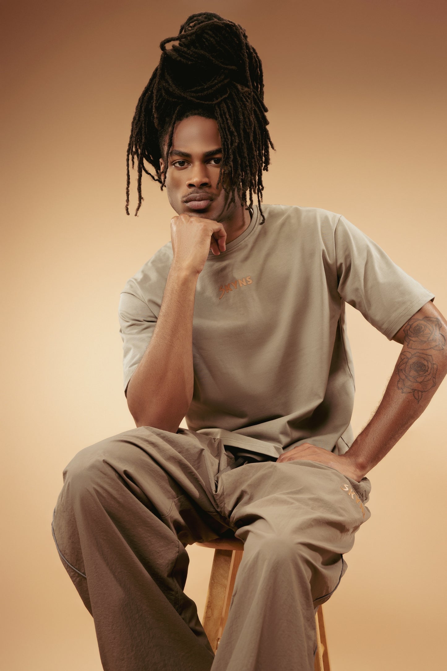 Essential Skyns Tee - Warm Grey