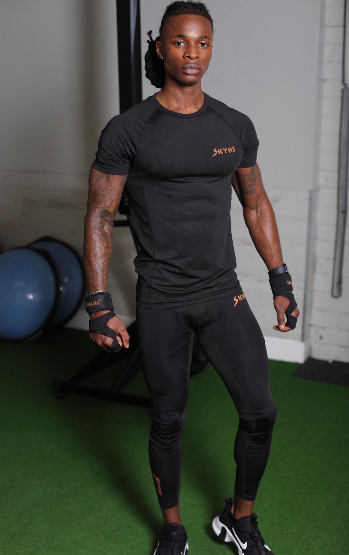 M1 Muscle T-Shirt - 'Blk/Caramel'