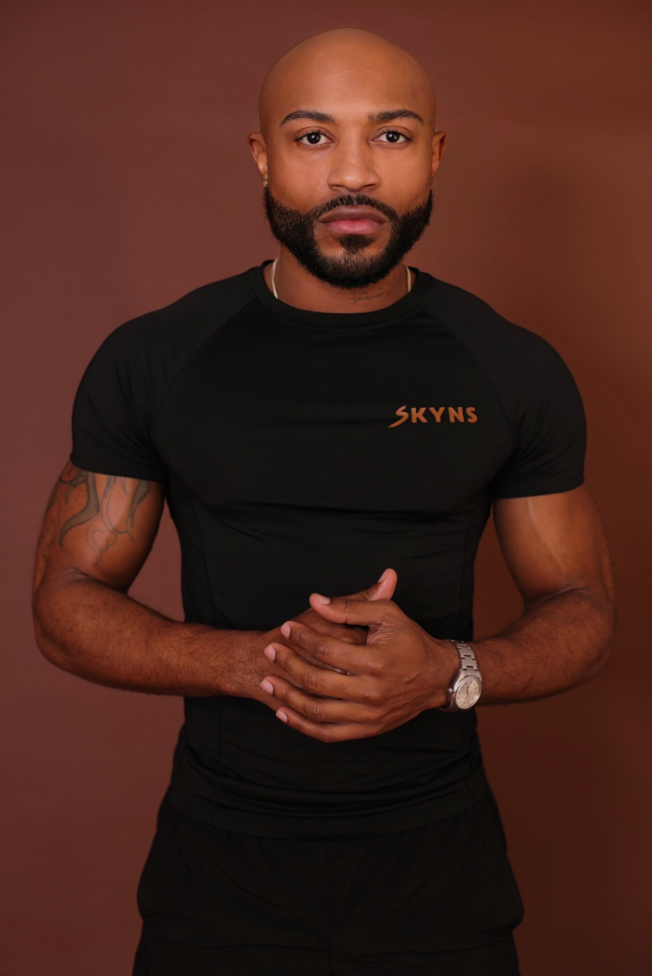 M1 Muscle T-Shirt - 'Blk/Caramel'