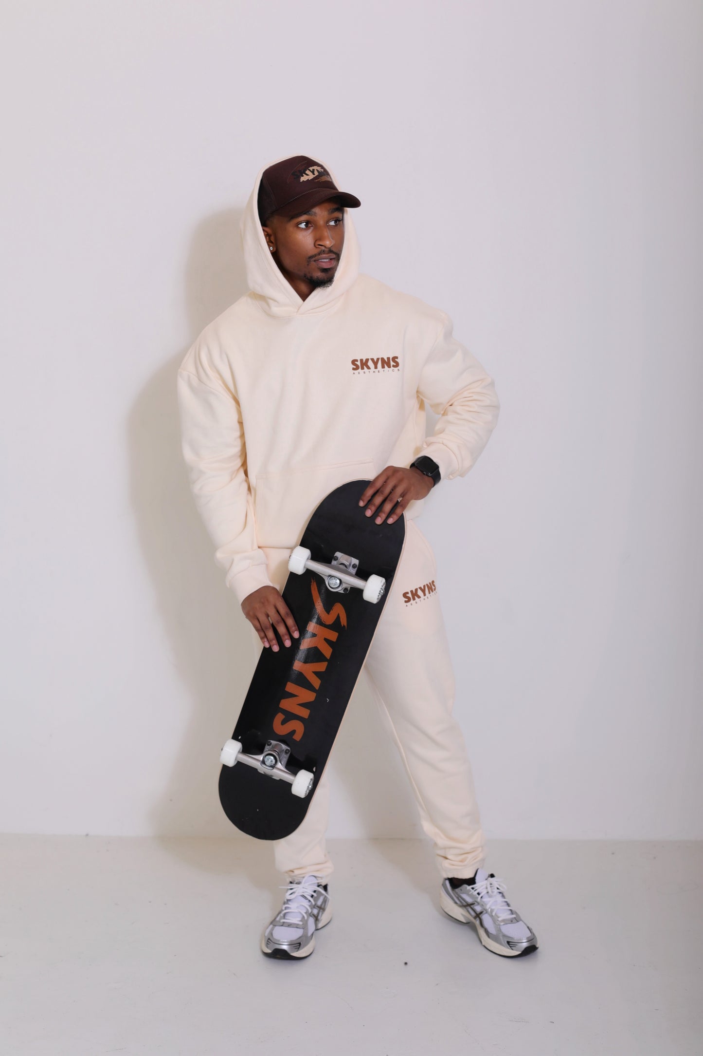 Cream Jogger Sweatpants