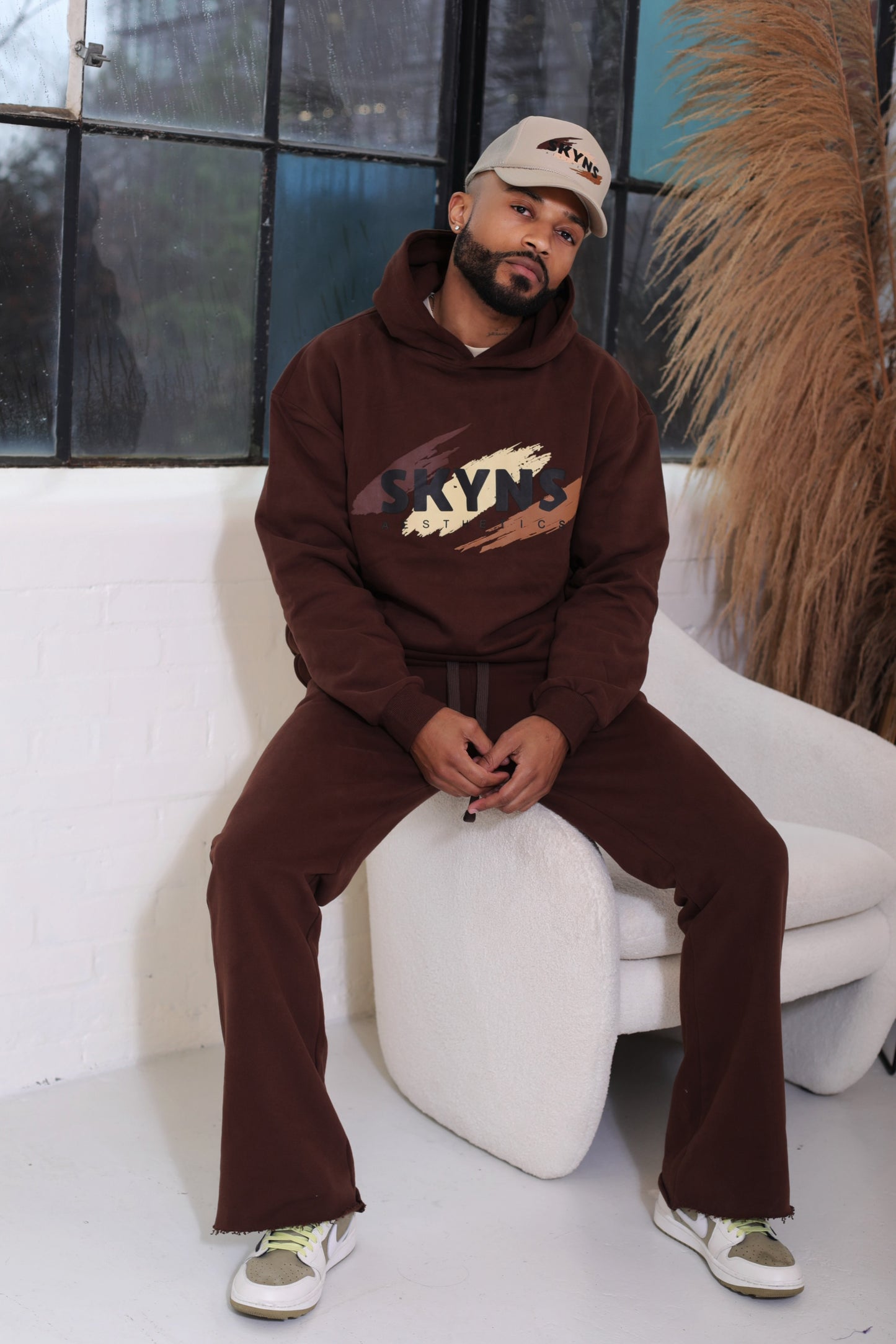 Chocolate Flare Leg Sweatpants