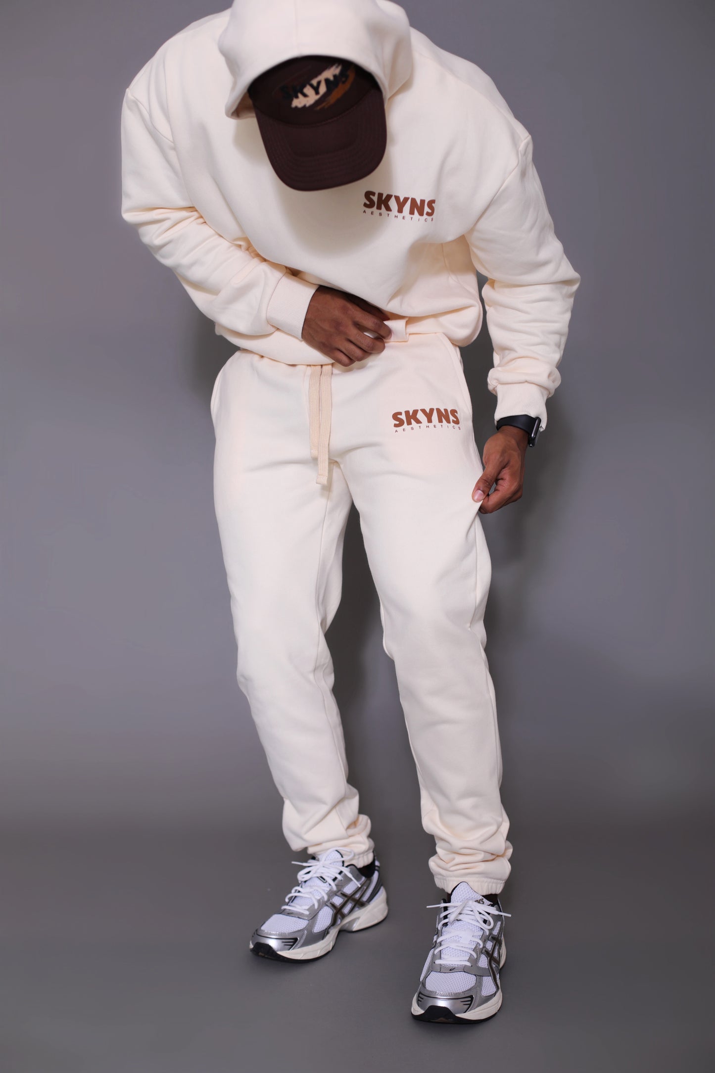 Cream Jogger Sweatpants