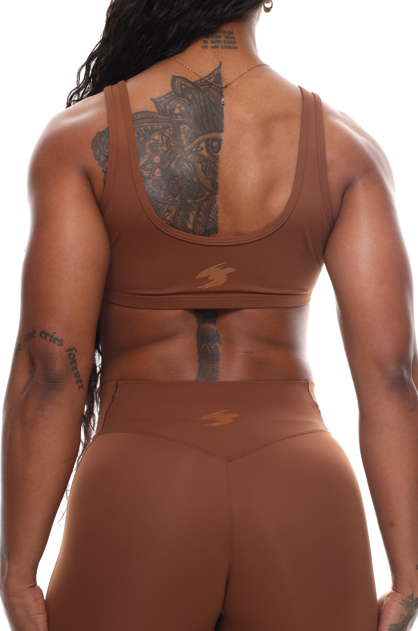 Luxe Sports Bra – Brown