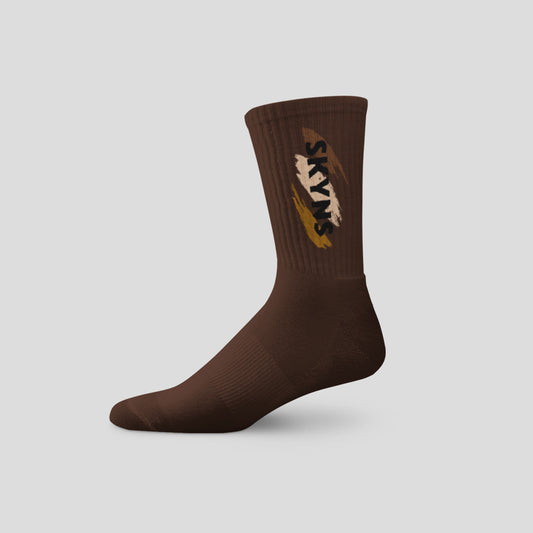 Skyn Tone Calf Sock - 'Dark Brown'