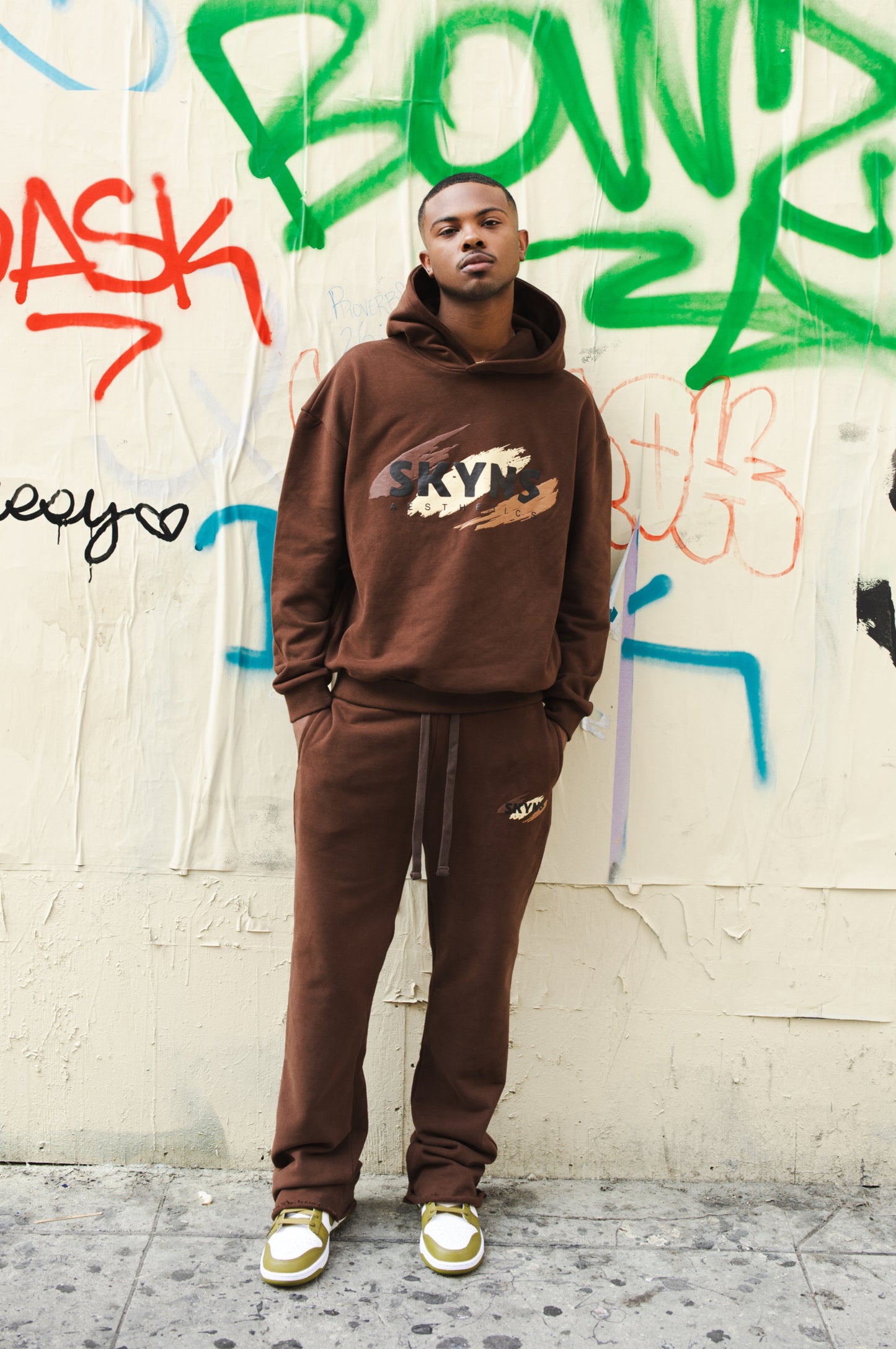 Chocolate Flare Leg Sweatpants